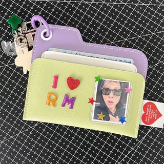 กระเป๋าใส่บัตร สไตล์ INS กระเป๋าสตางค์ใส่บัตร กันน้ำ หนังพรีเมียม ทนทาน พกพาง่าย ขนาดกะทัดรัด ทำจากหนัง
