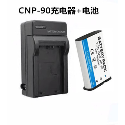 เหมาะสําหรับ Casio EX-H10 EX-H20 EX-H15 EX-FH100 กล้อง NP-90 แบตเตอรี่ + เครื่องชาร์จ
