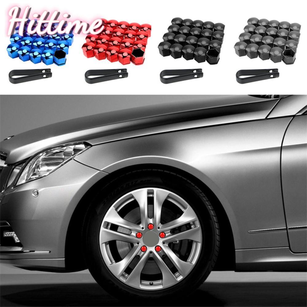 Hittime 20 ชิ้น 17/19/21 มิลลิเมตรล้อรถ Nut Caps ป้องกันครอบคลุมหมวก Anti-Rust Auto Hub สกรู Protector รถ Tyre Nut Bolt A6V4