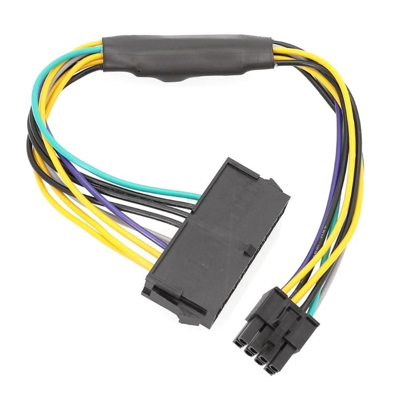 Ba Professional 24 Pin ถึง 8 Pin Power Adapter Cable สําหรับ Optiplex 3020 7020 9020 สายไฟรองรับ Max 1000w สายไฟ