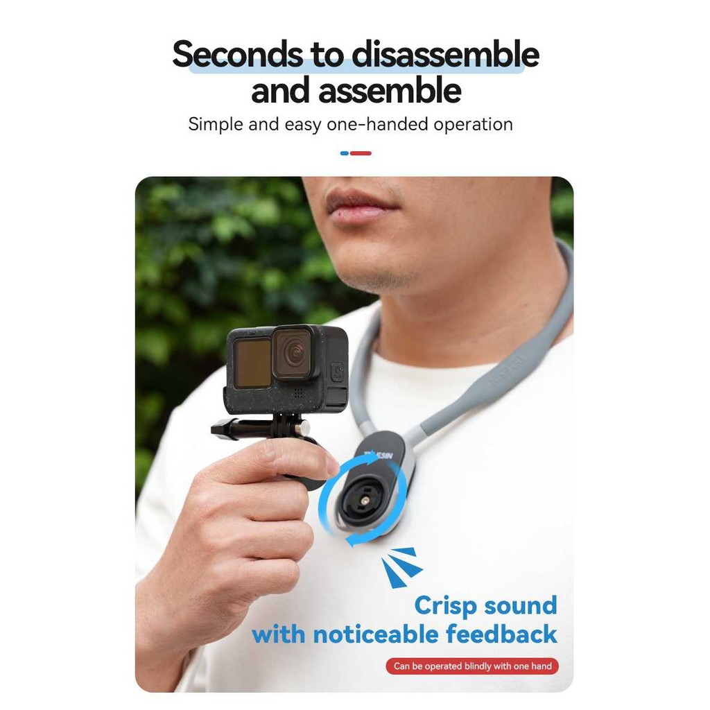 ที่คล้องคอแม่เหล็กสําหรับ โกโปร ถ่ายรูปได้ง่ายขึ้น S2-HNB-004