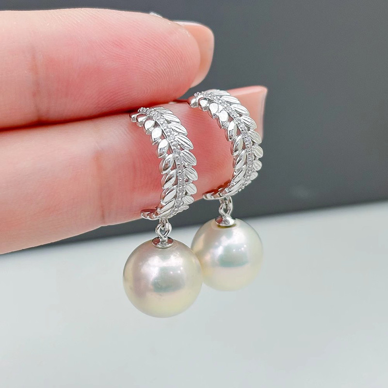 อุปกรณ์มุก DIY S925 เงิน Earnail ขาตั้งที่ว่างเปล่าโบว์ผีเสื้อแฟชั่น Earaccessory ขาตั้งที่ว่างเปล่า