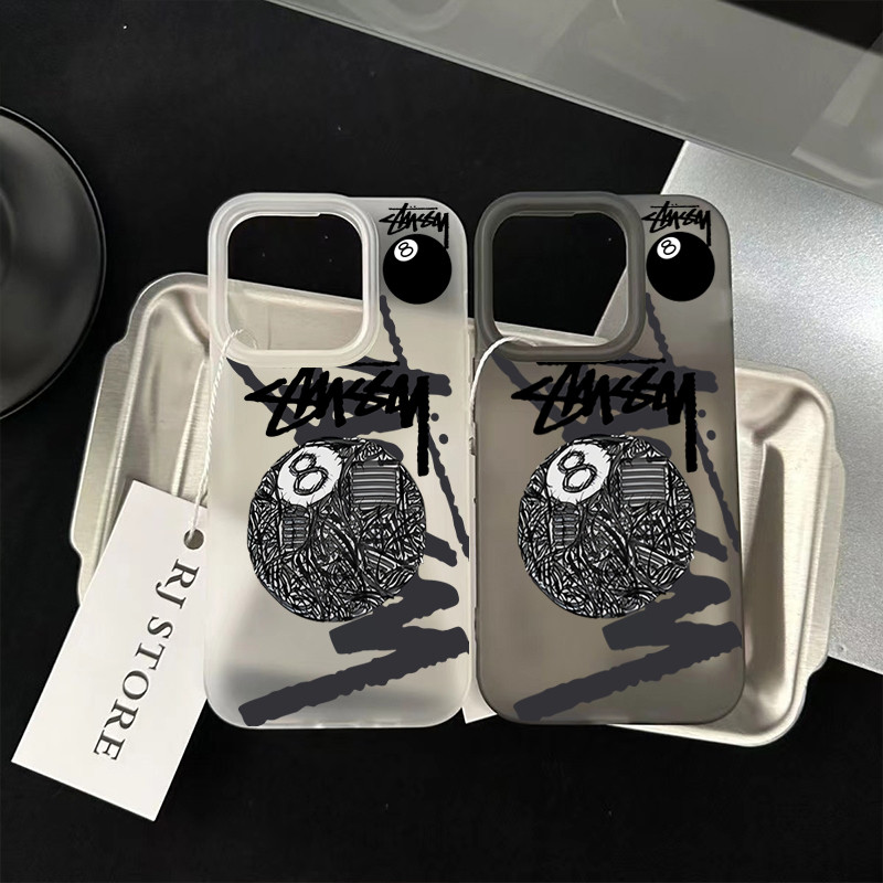 เคสไอโฟน iPhone 13 14 15 11 12 Pro Max 7 8Plus X XS Max XR สองครั้งที่ 8 ลูก โทรศัพท์มือถืออะคริลิคใ