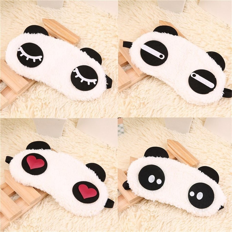Eye Mask Sleeping Face Travel Sleeping Eye Support แพนด้าน่ารัก