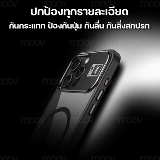 [ส่งไว] Moov CS06 เคสแม่เหล็ก Magnetic Case เคสมือถือ กันกระแทก มีขาตั้ง พับได้ For Phone 13 14 15 16