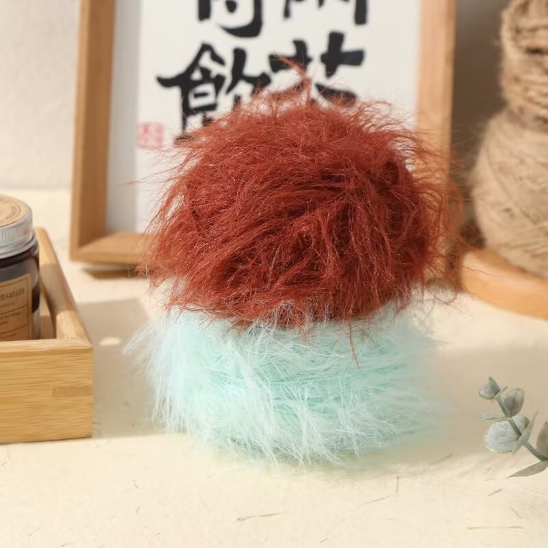 ไหมพรมขนยาว ไหมพรมเลียนแบบมิงค์ ไหมพรมขนนก ไหมพรมบาง ไหมพรมทำมือ ไหมพรมถัก ผ้าพันคอ หมวก