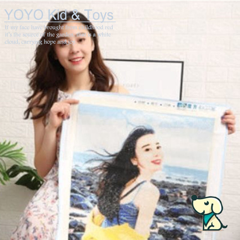 Zet Art Photo Custom Diamond Diamond Drawing 5d Cross-section Design Photo Custom รุ่นส่วนตัว Z01