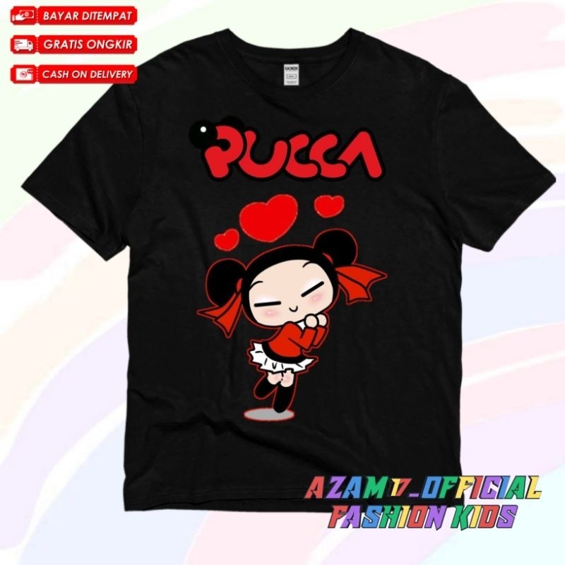 🙌 เสื้อยืดเด็ก PUCCA GARU CHILDRENS เสื้อผ้าฟรีชื่อ / PUCCA X GARU CHILDRENS ANIMATED FILM TSHIRT 10