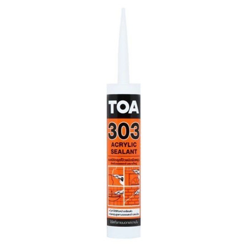 อะคริลิกซีลแลนท์ TOA 303 280มิลลิ ลิตร สีขาว