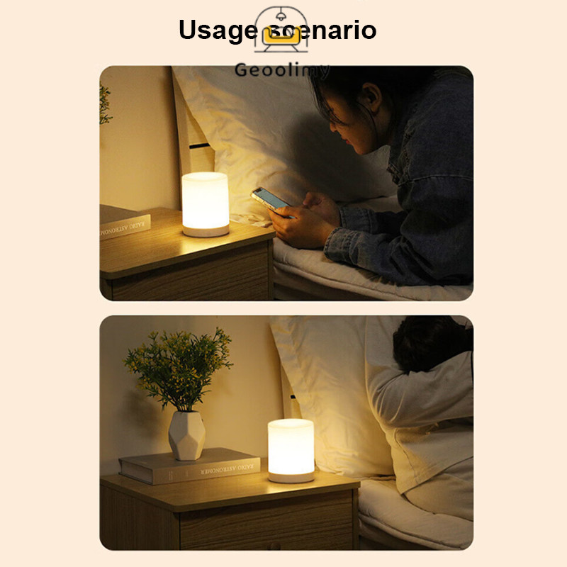โคมไฟข้างเตียงนอน LED ประหยัดพลังงานพร้อมระบบสัมผัสแบบชาร์จไฟได้ ราคา ถูกที่สุด ดีลบีเคเค แกลเลอรีภาพที่ 9