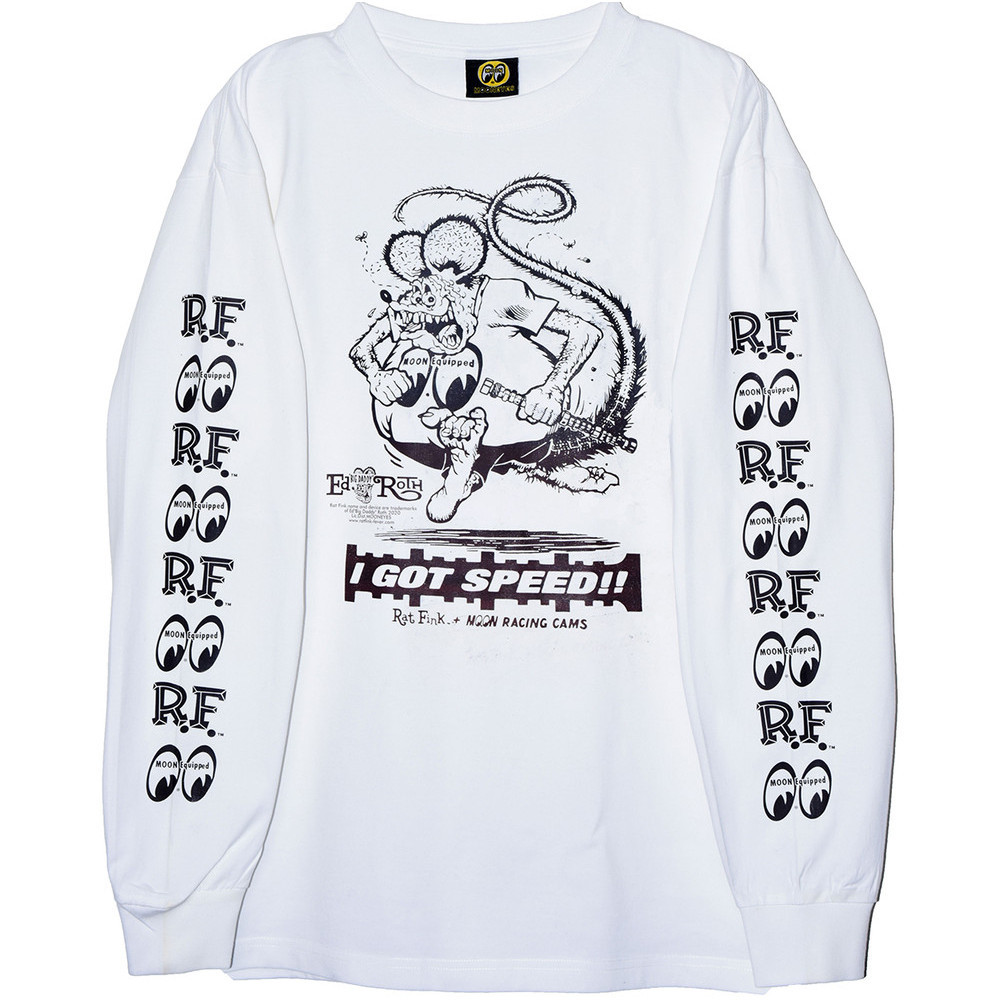เสื้อยืดมอเตอร์ไซค์แขนยาว Mooneyes ใหม่ปี 2025 รูปที่ 3