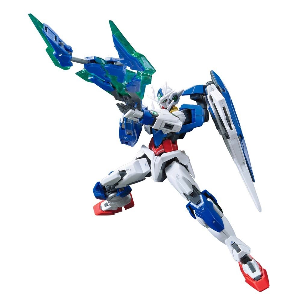 RG Gundam 00 - A wakening of the Trailblazer- GNT-0000 Double O Quanta 1/144 Scale Pre-colored Plast