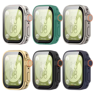 กรณีฟิล์มแก้วนิรภัย PC สำหรับ for Smartwatch Huawei Watch Fit 5/5 Pro/4/4 Pro/3 ปกป้องกันหน้าจอแข็งสำหรับ