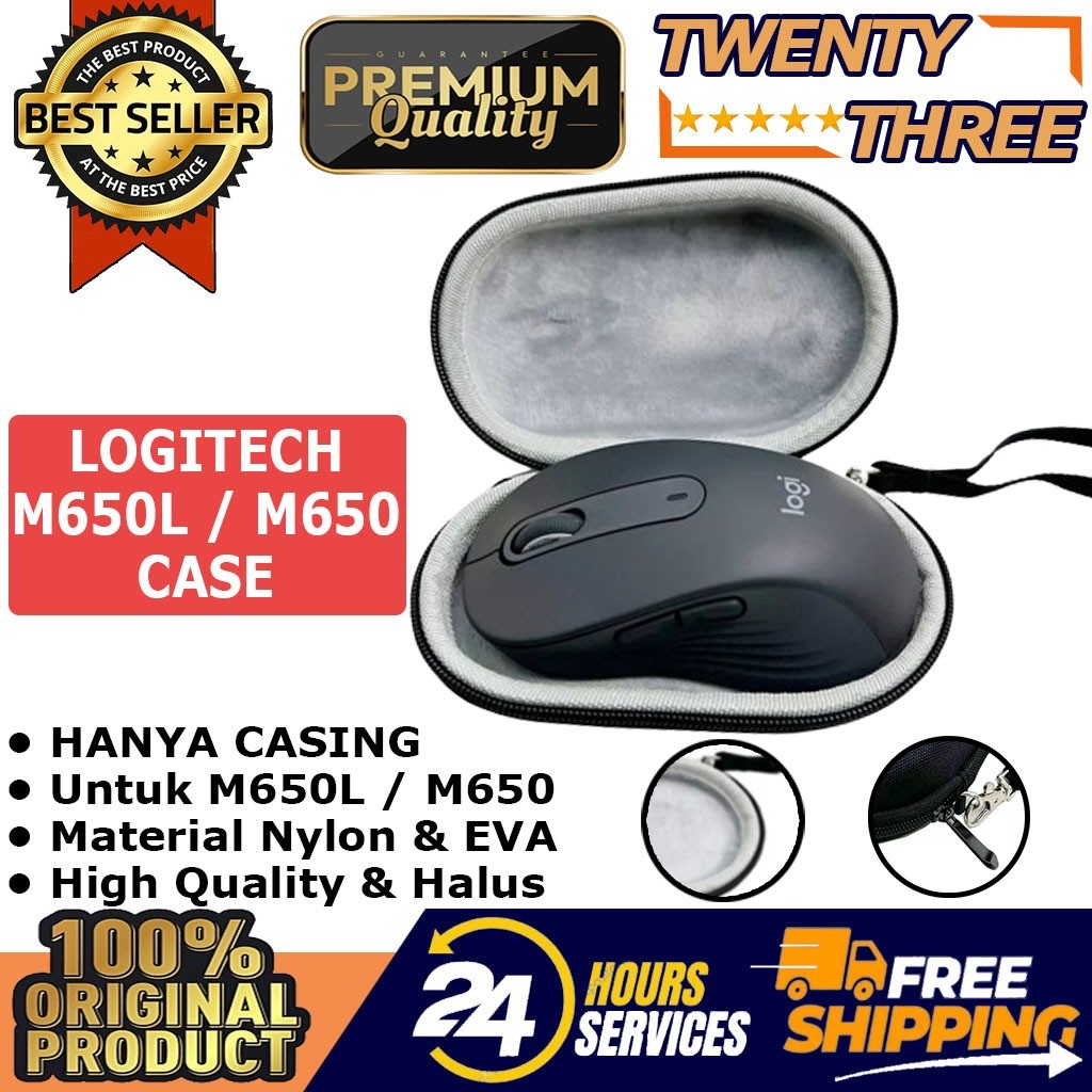 Logitech M650L / M650 Hard Case Cover Protective Pouch Mouse Box