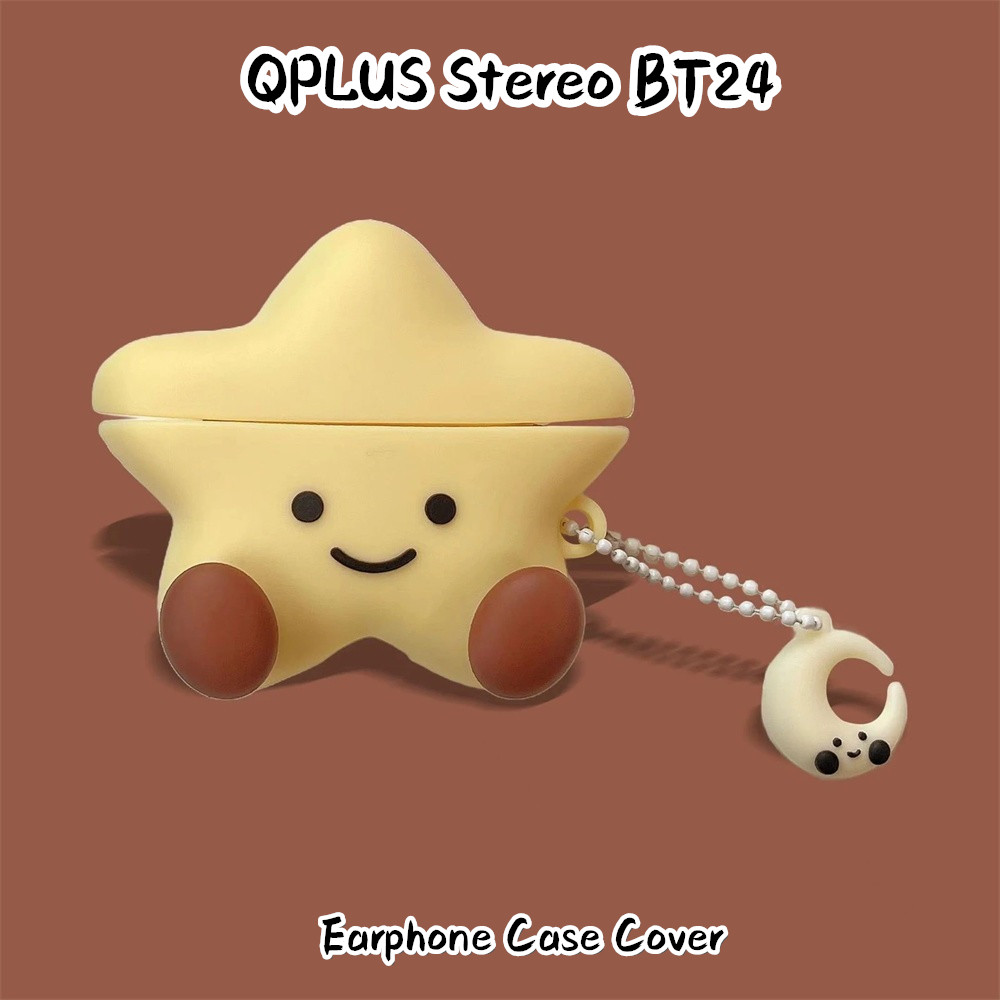 Trend FrontFor QPLUS Stereo BT24 Case Casing Soft Silicone Trend Cartoon Headphone Case Cover NO.3