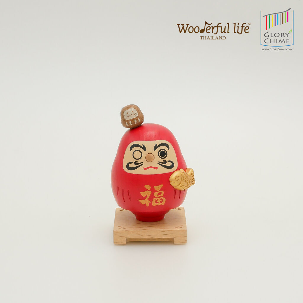 Wooderful Life ตุ๊กตาหัวสปริง Daruma