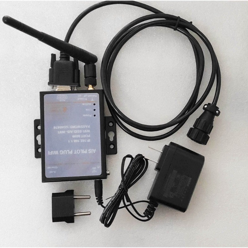 อะแดปเตอร์ไร้สาย AIS เป็น WIFI ปลั๊กนักบิน AIS แผนภูมิอิเล็กทรอนิกส์ WIFI นักบินอินเทอร์เฟซ AIS