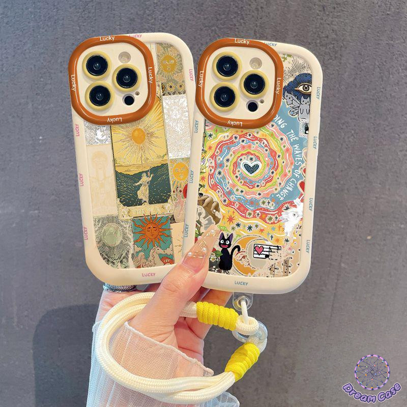 เรโทรอาร์ตเทพธิดาชวนฝัน เคส Oppo A78 A38 A35 A12 A18 A16 A15 A52 A54 A5s A74 A55 A5 A17 A36 A76 A32 A77S A92 A72 A17K
