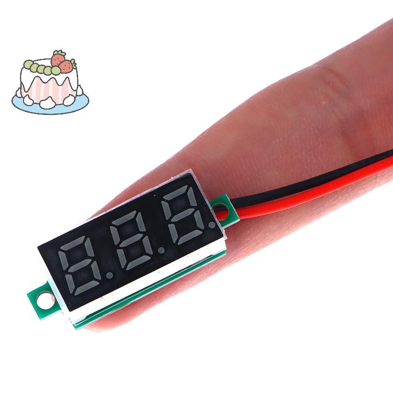 [Sep] DC5-30V เครื่องวัดแรงดันไฟฟ้า 0.28 นิ้ว LED Digital Voltmeter Auto Car Mobile Power Voltage Te
