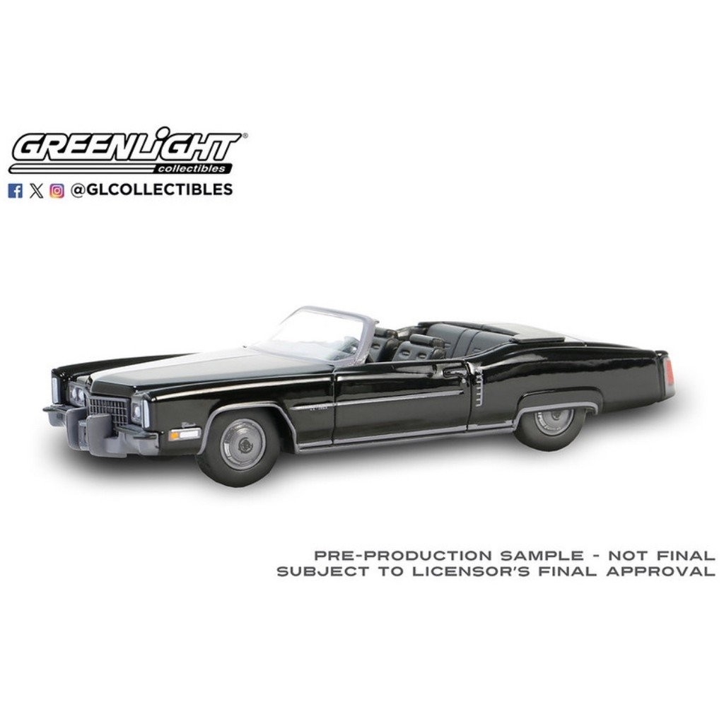 แสงสีเขียว 1: 64 1972 Cadillac Eldorado Friedwood Convertible 28150C
