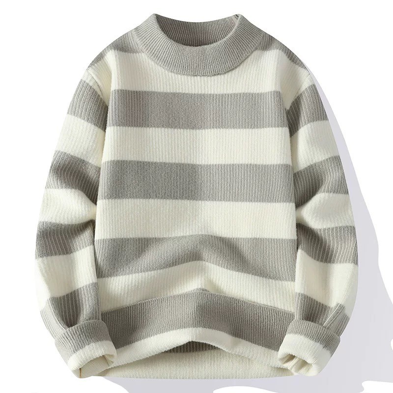 HANLU เสื้อกันหนาวผู้ชายลายหลวมด้านบน