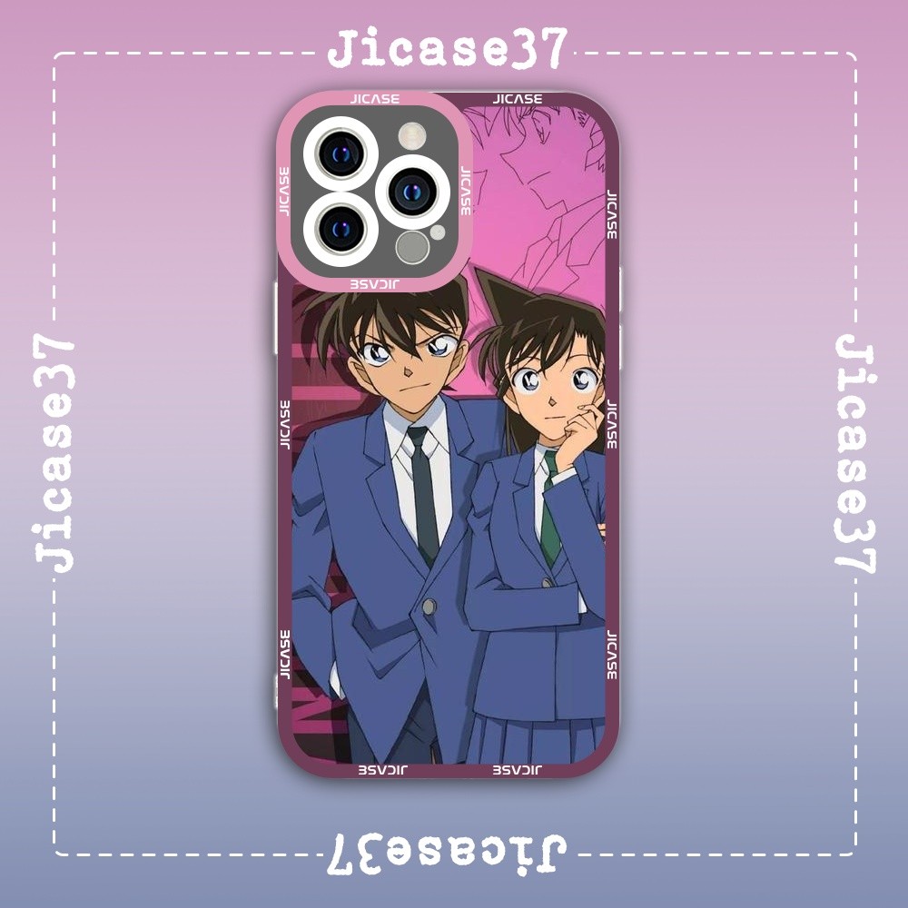 เคส iPhone Square Edge Samsung Xiaomi Oppo Anime Detective Conan vs Ran