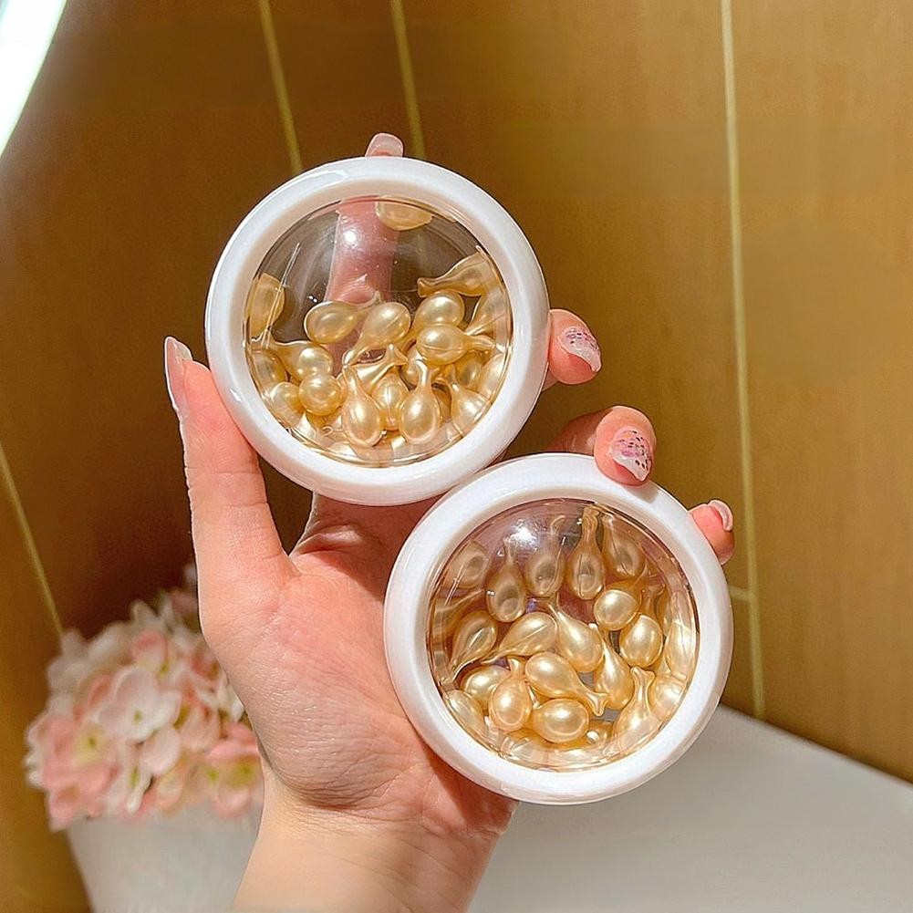 [ซื้อ 1 เอา 1] ดูแลผิวหน้า Fullerene Essence 30 ชิ้น Placenta Capsule Repairing Face Serum ผิวรูขุมขนหดตัว Repair Essence