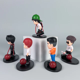 💥จัดส่งจากประเทศไทย💥5 ชิ้น/เซ็ต SLAM DUNK Sakuragi Rukawa Action Figure อะนิเมะ One Piece รูป COD stock คอสเพลย์ตุ๊กตาของเล่นสําหรับของขวัญเด็กคอลเลกชันเครื่องประดับรถเค้กตกแต่ง Hanamichi