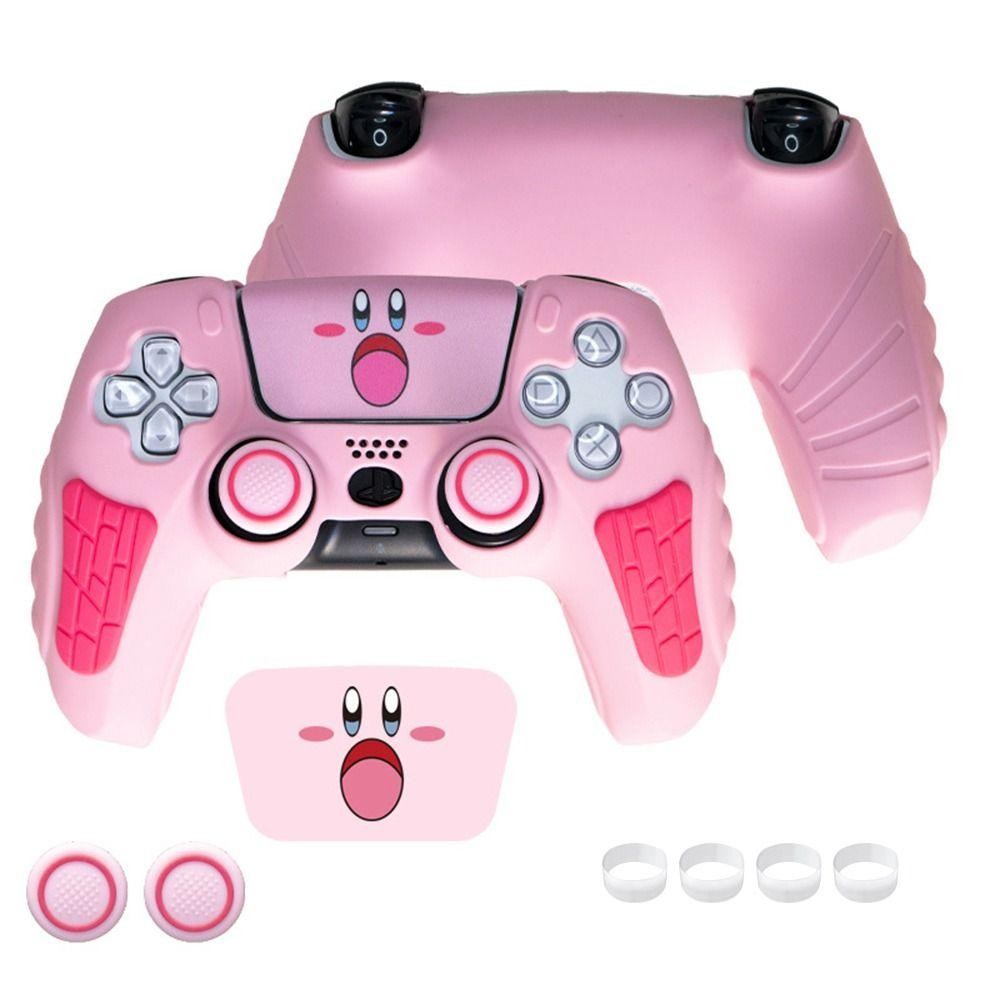 ฝาครอบเกมแพด ROSE, ฝาครอบคอนโทรลเลอร์เกมซิลิโคน DIY, ฝาครอบป้องกันเกราะป้องกันแบบนุ่มสําหรับ PS5/Playstation 5