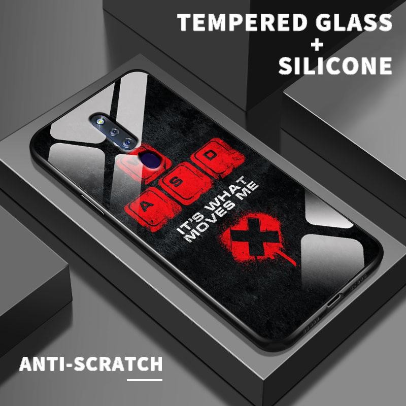 เหมาะสำหรับ OPPO F11 F9 F5 Youth F7 F15 F17 F19 F19s Pro F21 5G กรณีโทรศัพท์แฟชั่นเคส Fashions Game 