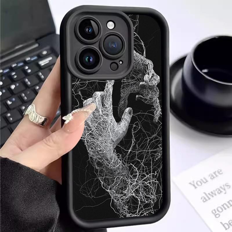 เหมาะสำหรับ Realme 5 5i 5s 6i 11 7i 8i 9i 11 5G 11 NFC 12 Lite ป้องกันกรณีโทรศัพท์เลนส์เคส Artistic 