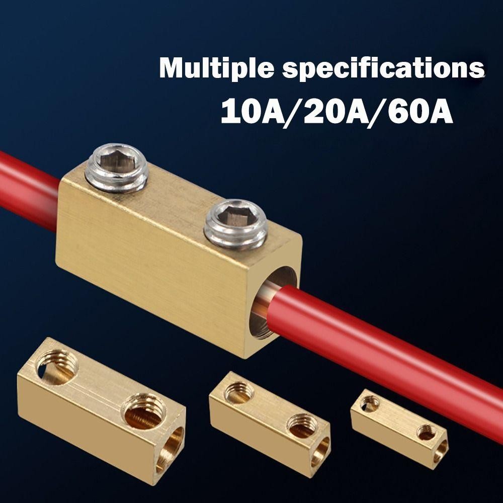 เครื่องแยกพลังงานสูง สตาร์ปิค พร้อมท่อหดความร้อน บล็อกเทอร์มินัลทองเหลืองกันน้ําแรงดันกระแสไฟสูงฟรีตัวเชื่อมต่ออย่างรวดเร็ว - รูปที่ 5