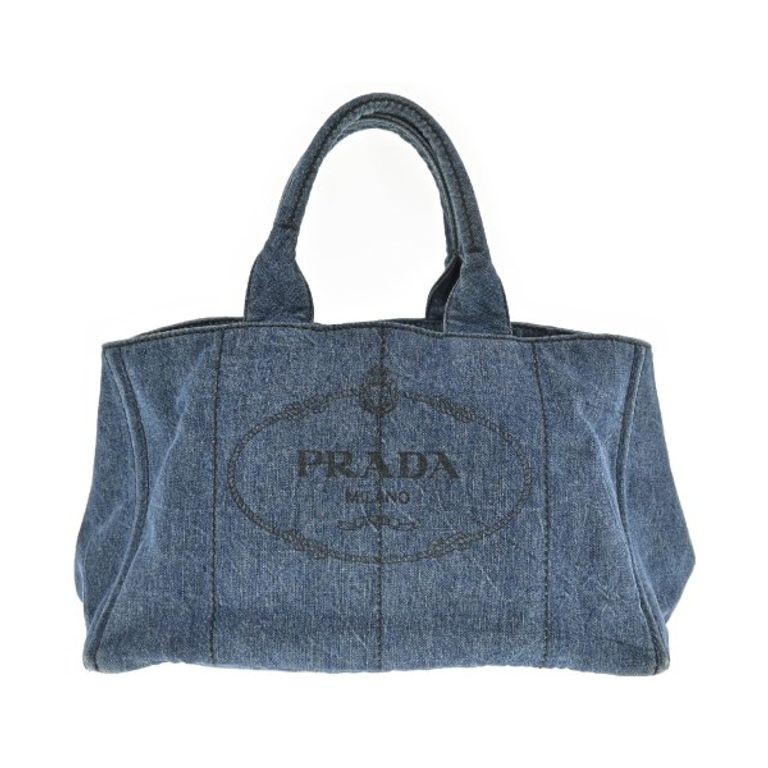 Prada Tote Bag Denim Women's Indigo Direct from Japan Secondhand