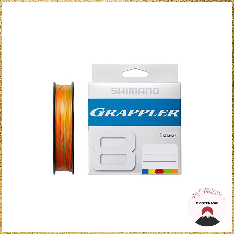 Shimano Grappler 8 PE 300m LD-A71U 5 Colors (5 colors × 10m) 1.5号