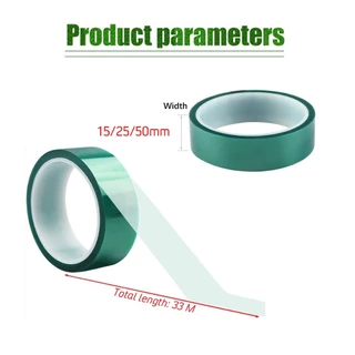 ยาว 33M เทปฉนวนกันความร้อนสูง หนา0.05mm.เทปฟิล์ม pet ป้องกันแผงวงจรไฟฟ้า