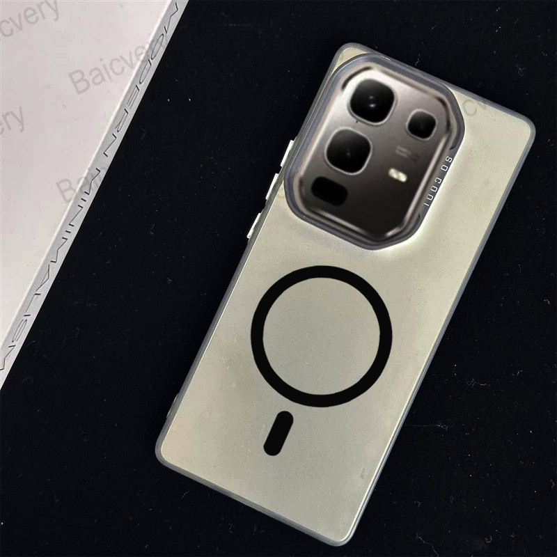 ปลอกสําหรับ Infinix Note 50 4G Pro 5G Pro + Plus สีสัน Electroplate IMD เคสโทรศัพท์ Shell พร้อมสติกเกอร์แม่เหล็ก