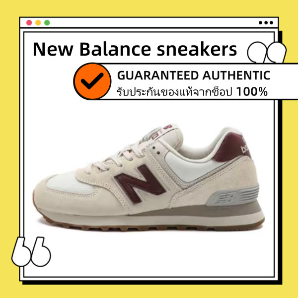 ของแท้ 100% NEW BALANCE 574  NB574 WL574RCF Unisex รองเท้าผ้าใบสำหรับผู้ชาย และผู้หญิง