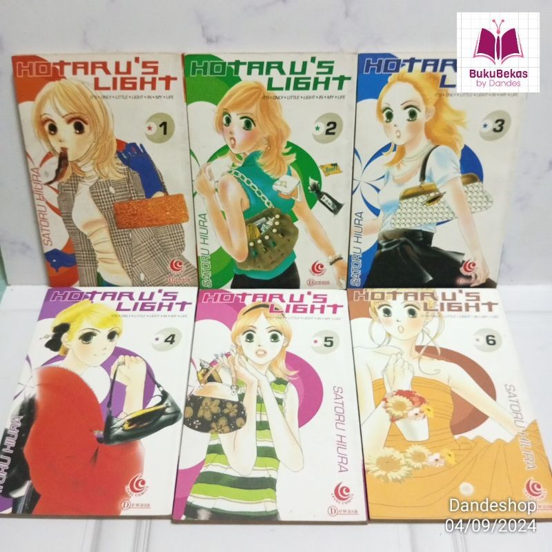Hotarus Light - Manga by Satoru Hiura 1-15 Ends - ชุดการ์ตูนมือสอง LEVEL COMICS