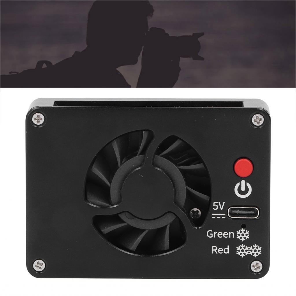 พัดลมระบายความร้อนด้วยกล้องถ่ายภาพความร้อนต่ำการติดตั้งง่ายสำหรับ A7C2 ZV E10 ZV1 R6 R7