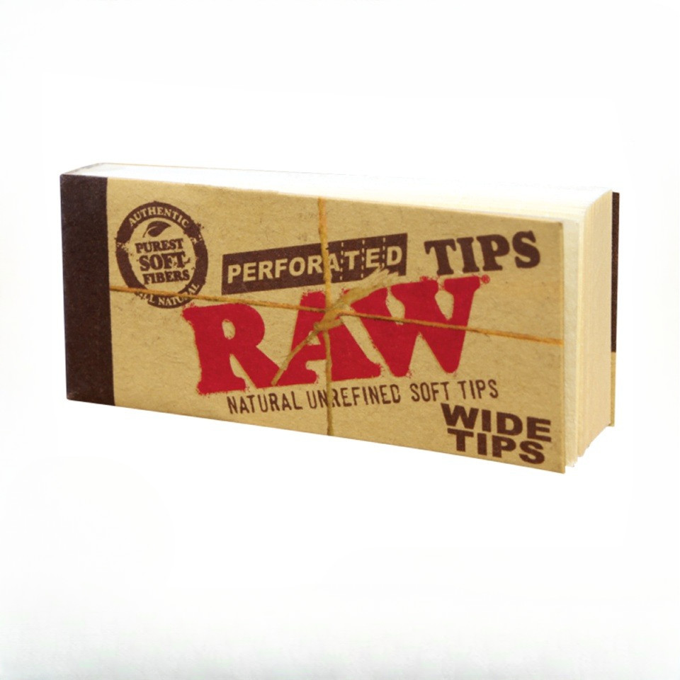 dee RAW Perforated Wide tips RAW ฟีลเตอร์ สำหรับ กระดาษ Raw rolling paper Filter tips กรองขนาดเล็ก R