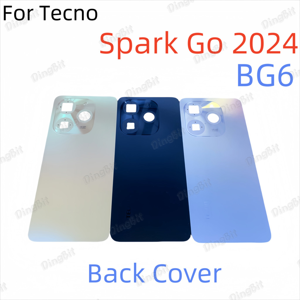 ฝาครอบด้านหลังประตูกรณีฝาครอบด้านหลังสําหรับ Tecno Spark Go 2024 BG6