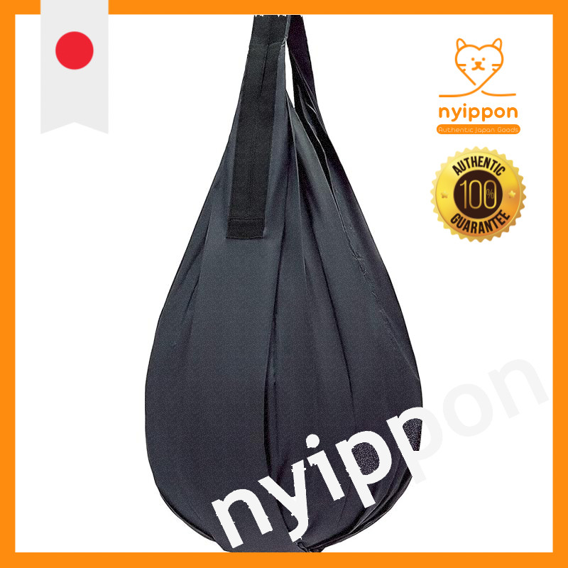 Marna Shupatto Compact Bag Drop (Black) Eco Bag Shupatto Folding (Drop Vertical / Durable) S460BK