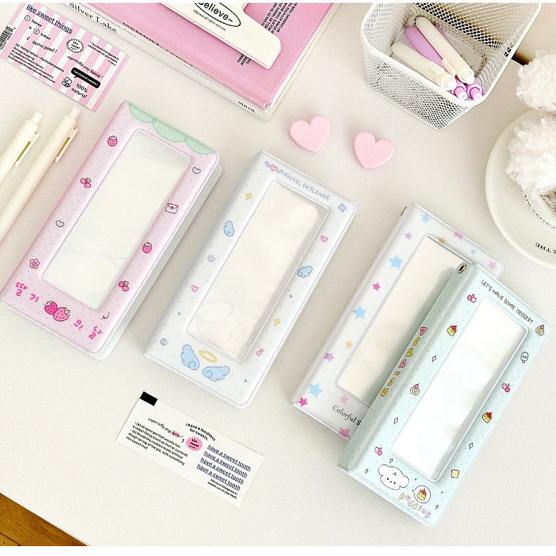 40 SLOT COLLAGE PHOTOSTRIP PASTEL COLORR WALLET KIYOWO CUTIE AESTHETIC COLLAGE Idol Photocard Storag