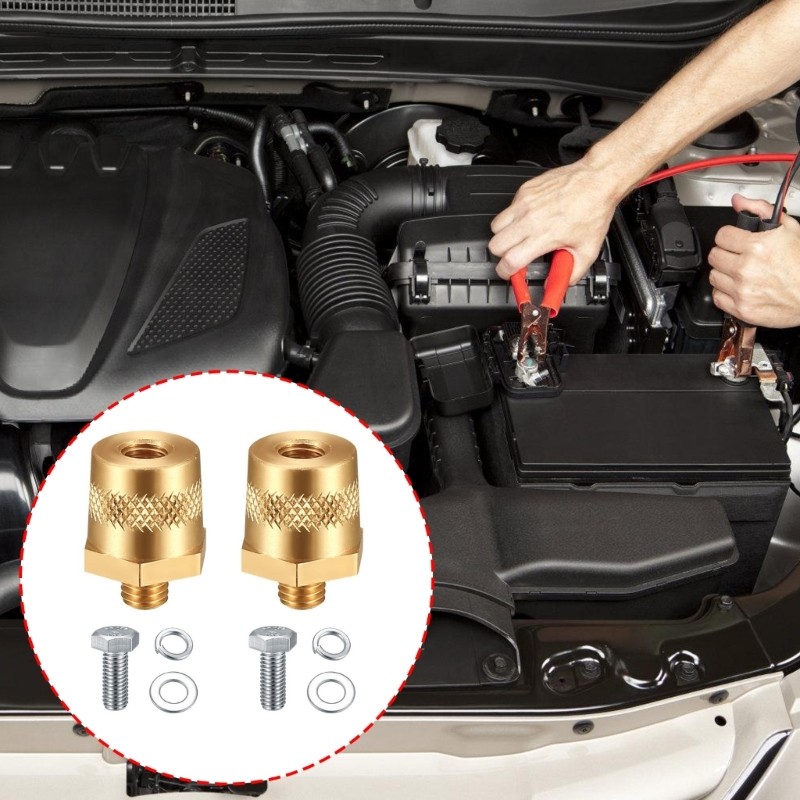 QUIM Post Adapter 3 ขนาด Thread Automotive Terminal Connector