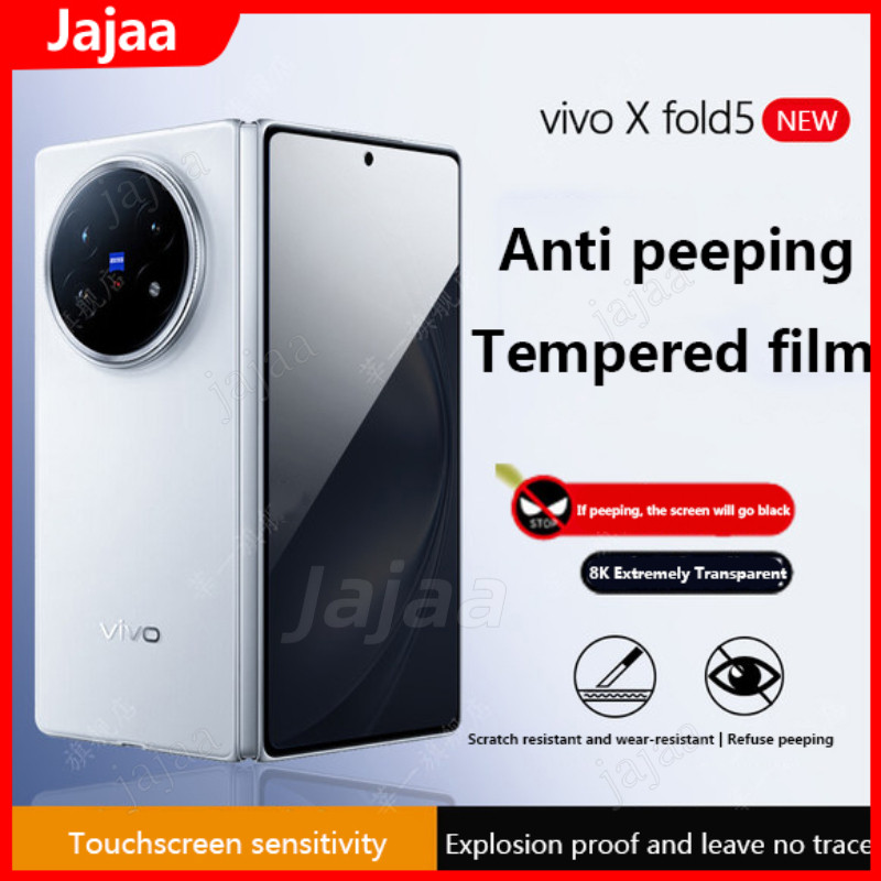 Anti-Spy Privacy Screen Protector กระจกนิรภัยสําหรับ VIVO X Fold5 พับ 5 Fold3 Pro พับ 3 5G