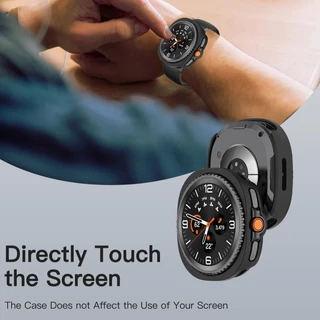 Hollow สําหรับ Samsung Galaxy Watch 8 คลาสสิก 46 มม.ฝาครอบ PC สําหรับ Galaxy Watch 9/8 44 มม.40 มม.กรณี