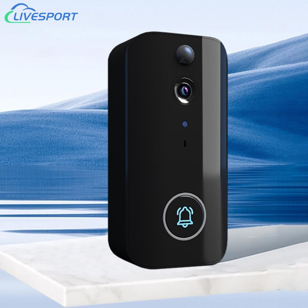 Wifi Doorbell Camera 2-Way Talk Smart Door Bell for Home Security Alarm System [livesport.th]