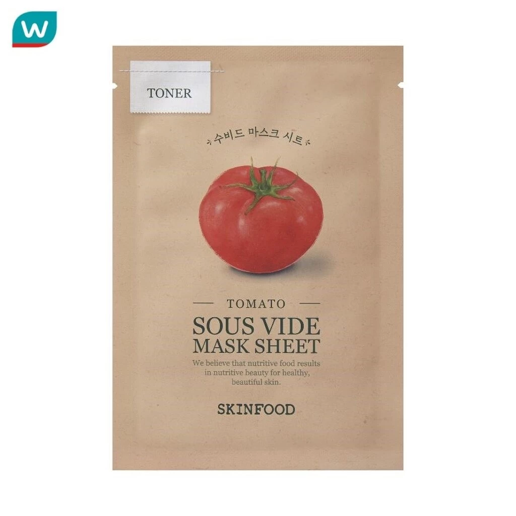 Skinfood สกินฟู๊ด มาสก์ ชีท โทเมโท ซู ไวด์ 1 แผ่น