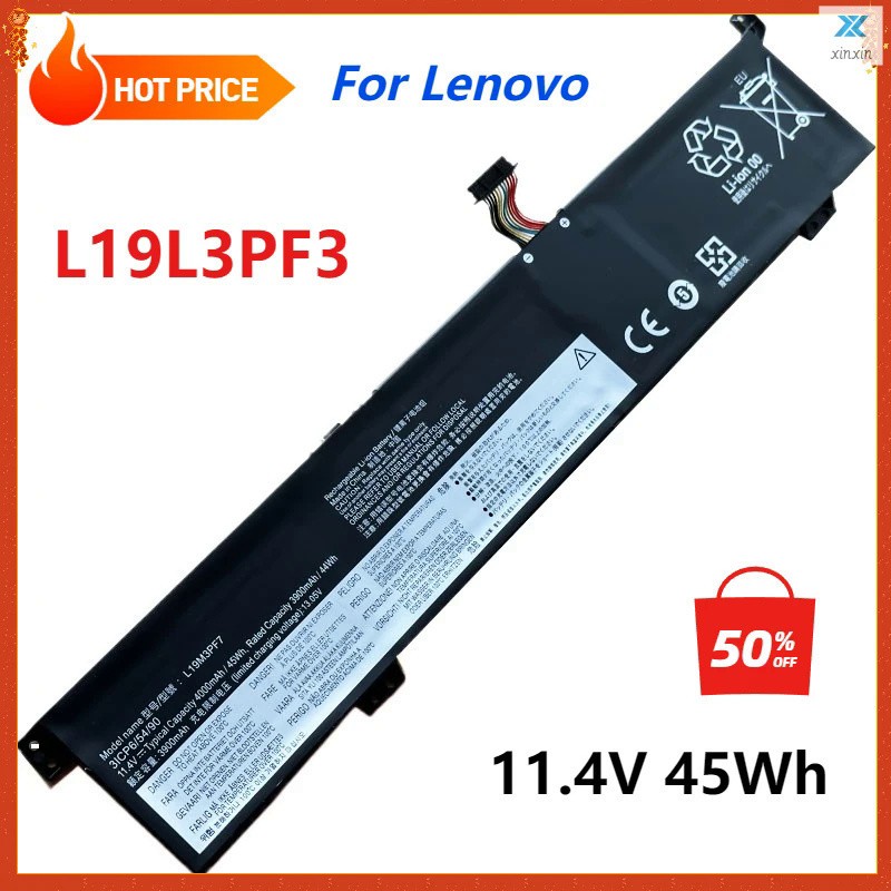 L19l3pf3 l19d3pf4แบตเตอรี่แล็ปท็อปสำหรับ Lenovo IdeaPad Creator 5-15imh05 GAMING 3-15arh05 Series