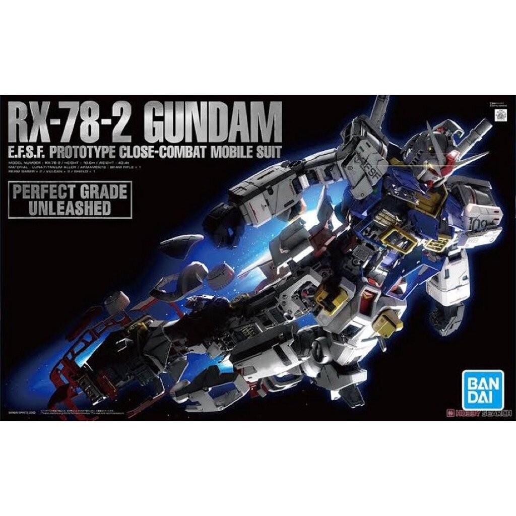 [PRE-ORDER] PG BANDAI Gundam RX-78-2 Unleashed [40th Anniversary Gunpla]